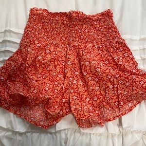 Aerie flower print flowy shorts (2/$15)